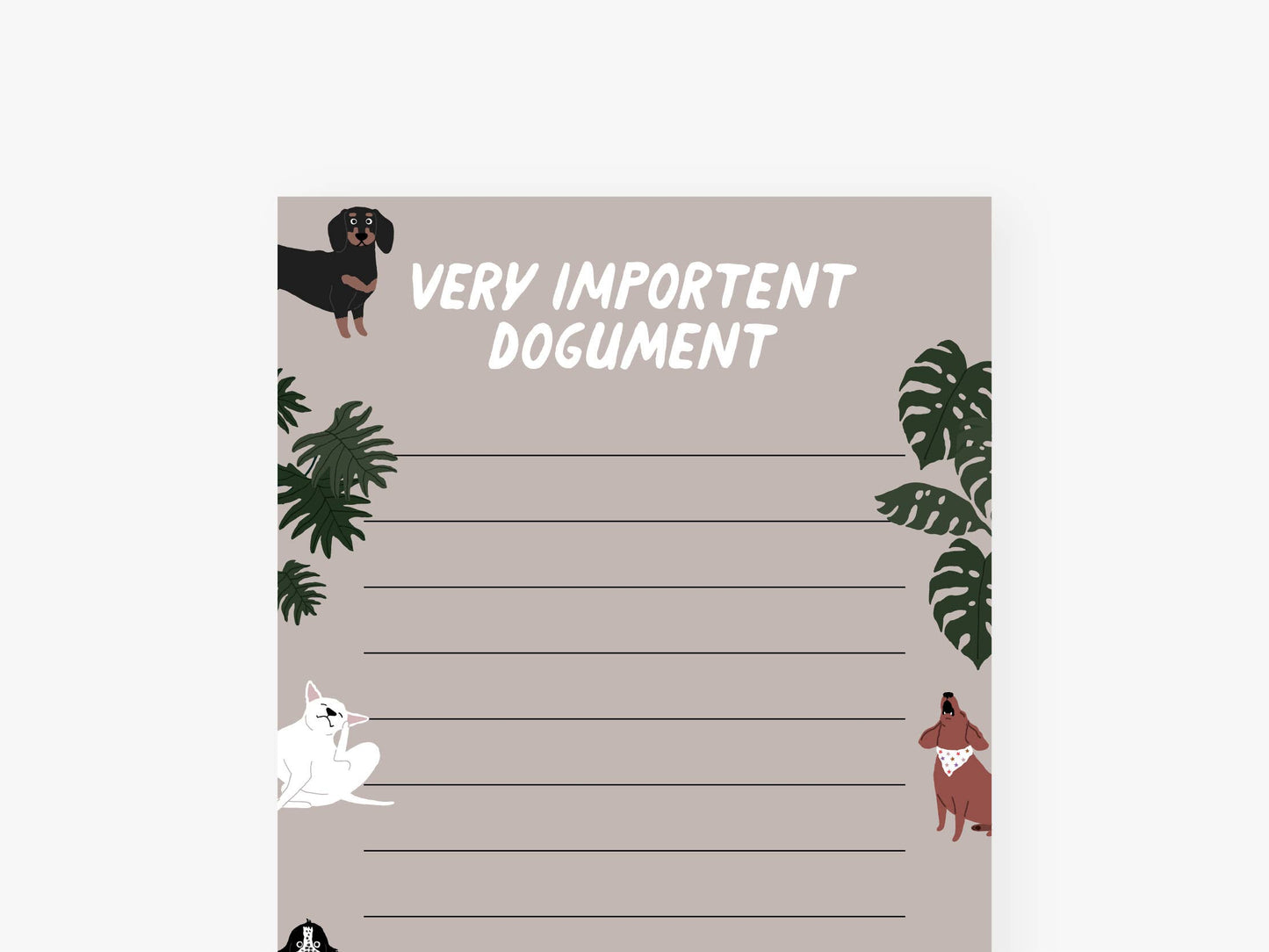 typealive - Notepad “small”/Petisfaction “Dogs”