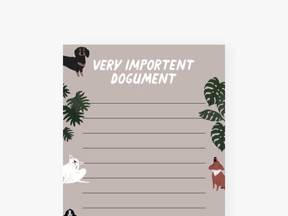 typealive - Notepad “small”/Petisfaction “Dogs”
