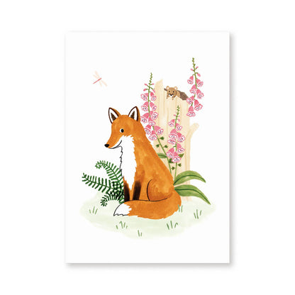 Studio Kuukeluus - Postcard fox