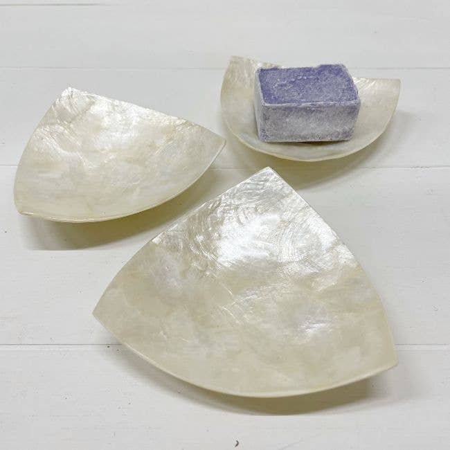 Schaaltje Schelp Capiz XS Wit
