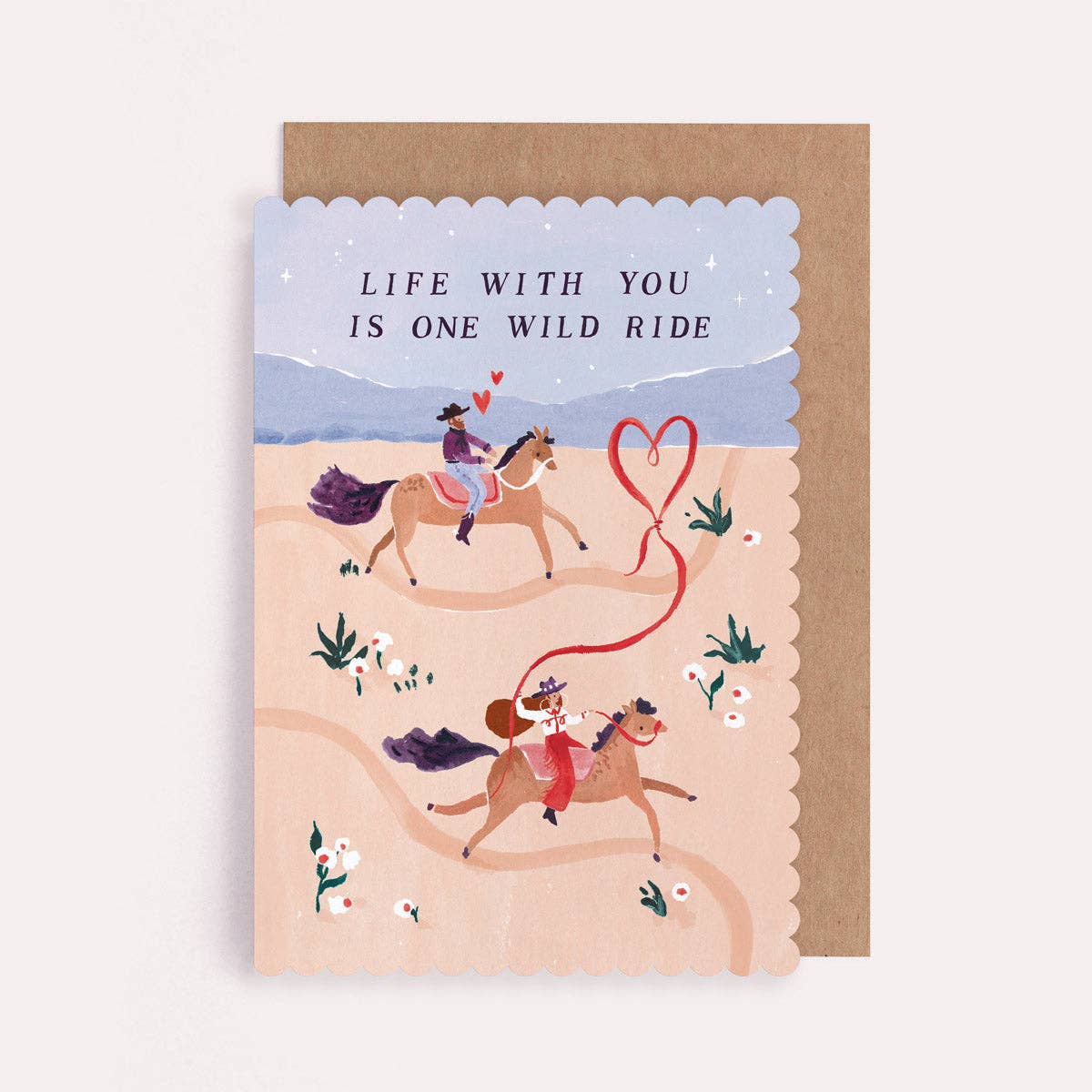 Sister Paper Co. - Wild Ride Love Card | Anniversary Cards | Valentines Cards