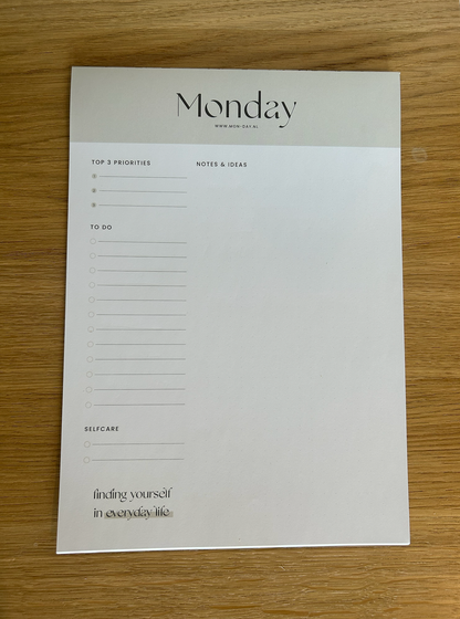 Monday - Monday Notepad