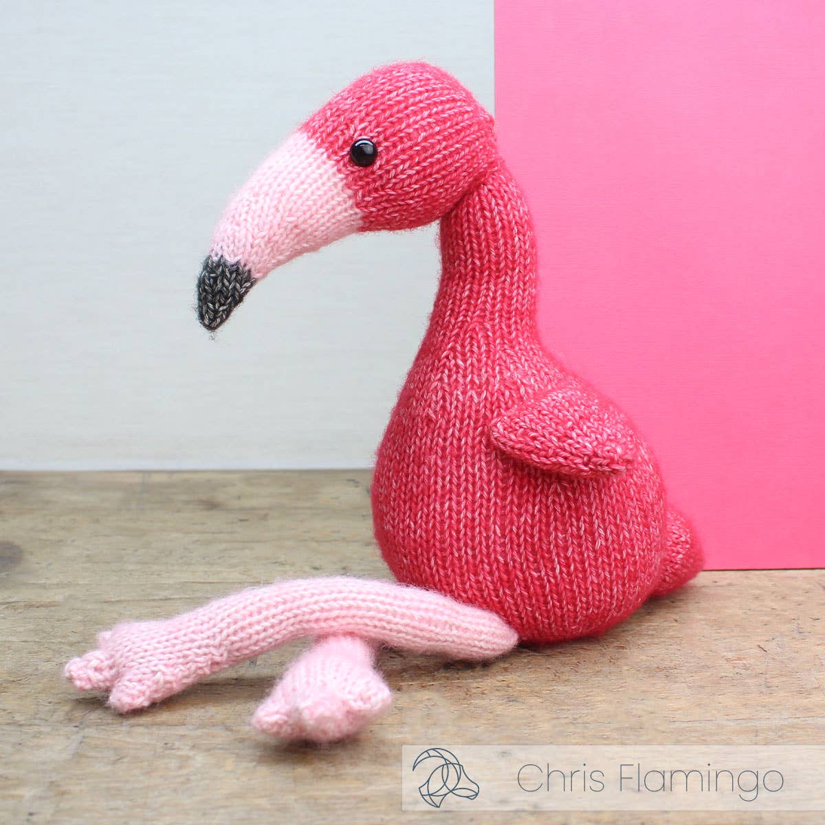 Hardicraft - DIY Knitting Kit - Chris Flamingo
