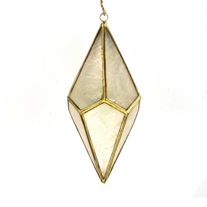 Kinta - X-Mas Trim Cap 10 Sided Polygon Gold Fin. 5 x 9 cm