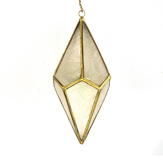 Kinta - X-Mas Trim Cap 10 Sided Polygon Gold Fin. 5 x 9 cm