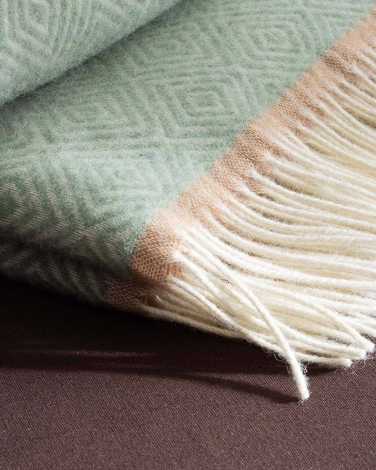 MoST - Wool Throw Blanket VENEZIA Mint