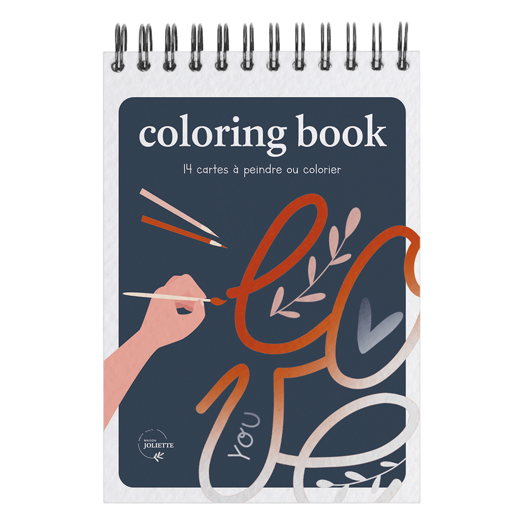 Maison Joliette - A6 coloring book - Love