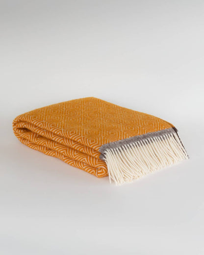 MoST - Wool Throw Blanket VENEZIA Yellow