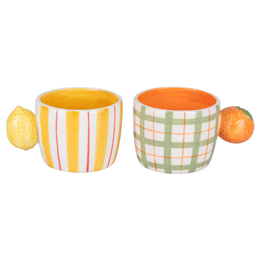 VdE Tivoli 1996 - FRUIT LIFE MUG 2 PCS / CITRUS HANDLE