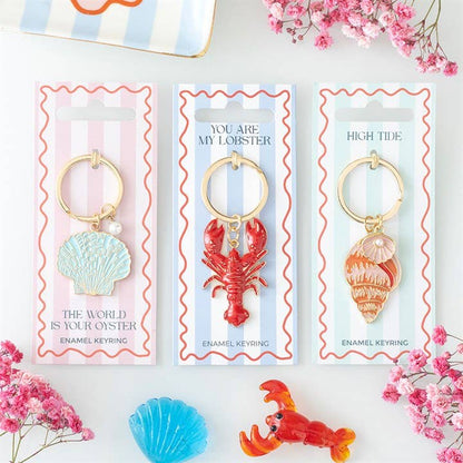 Something Different - You Are My Lobster Nautical Coastal Keyring