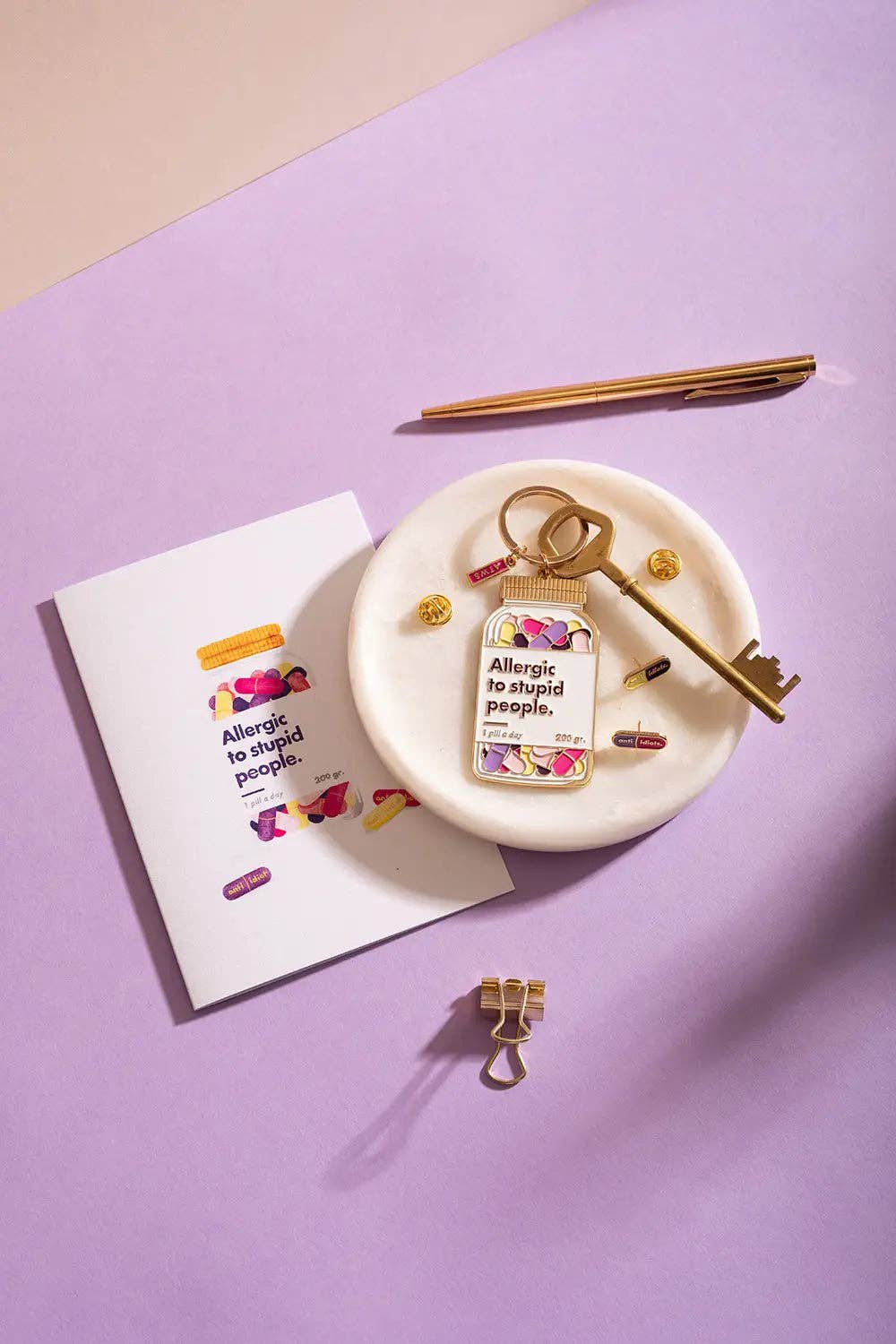 ALL THE WAYS TO SAY - Europe - Allergic to stupid people - Greeting card