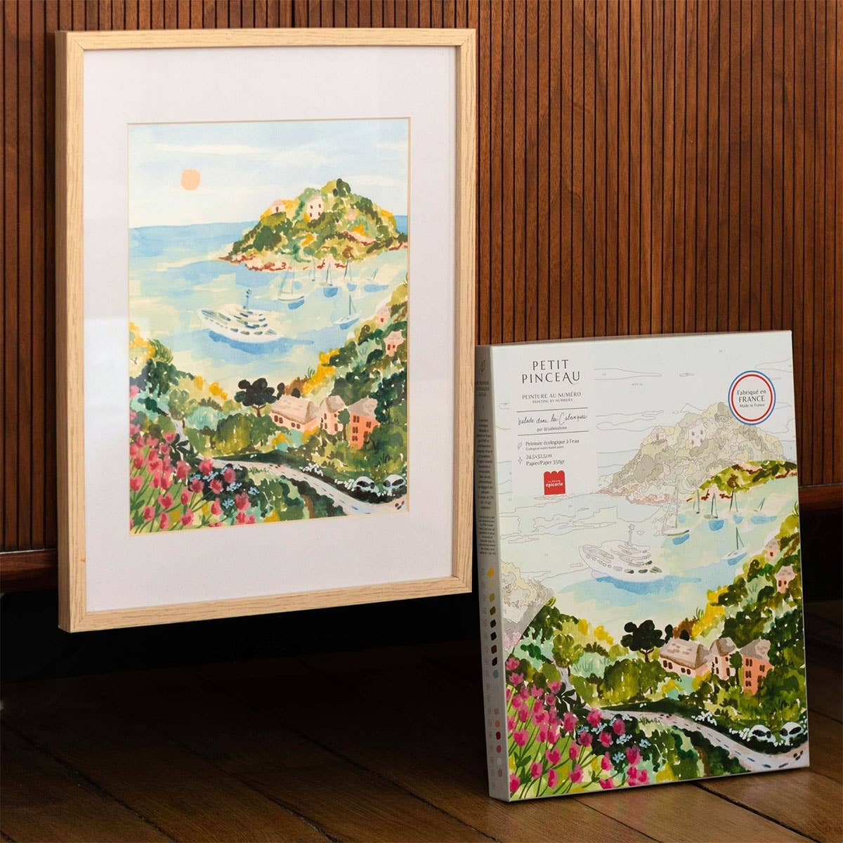 La Petite Épicerie - Number Painting Kit - Les Calanques by Sabina Fenn