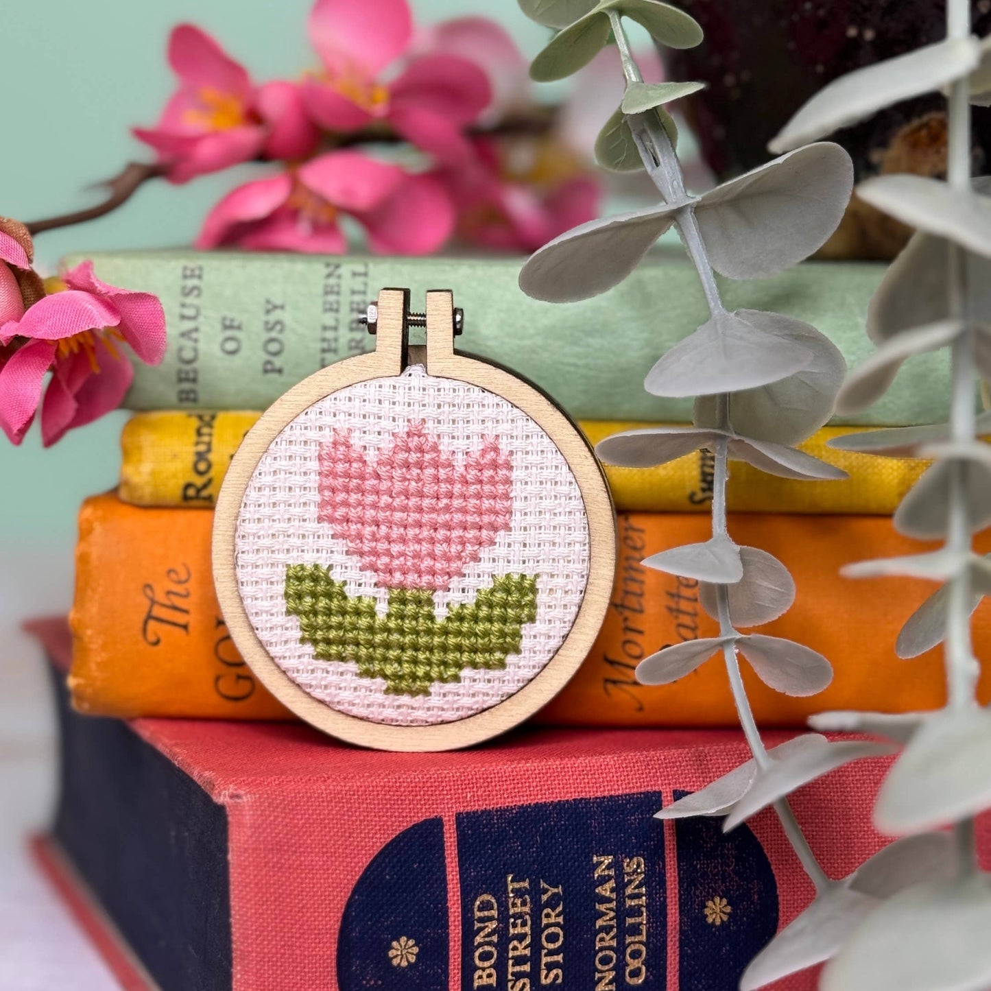 Mini Matchbox Kits - You're Blooming Lovely! Mini Matchbox Cross Stitch Ki