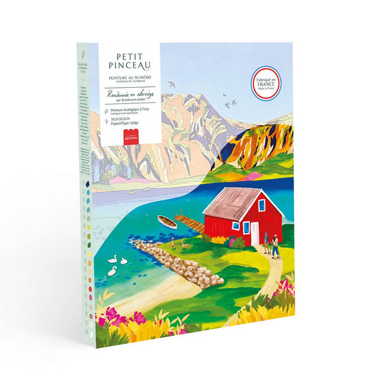 La Petite Épicerie - Paint by Numbers Kit - Hiking in Norway Nolwenn Studio