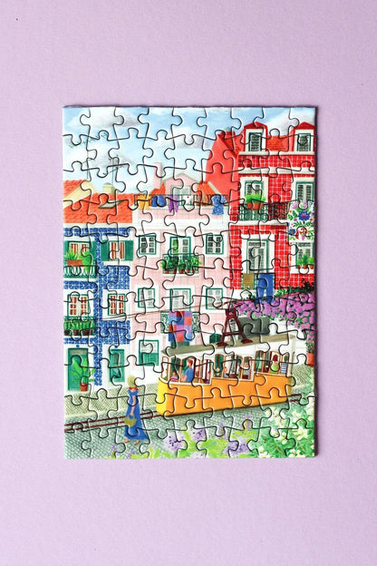 Piecely Puzzles - Mini-Puzzle Lisbon, 99 pieces