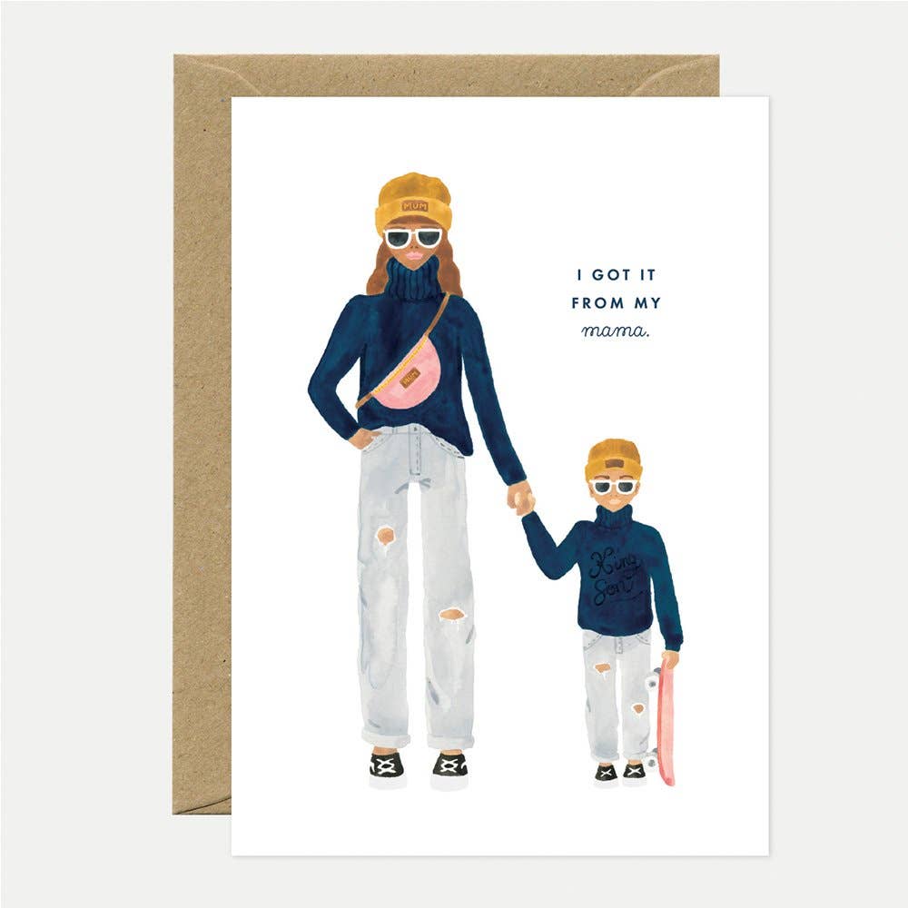 ALL THE WAYS TO SAY - Europe - Mama son - Mother's day Greeting card