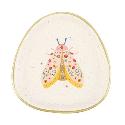 Something Different - Floral Moth Trinket Dish