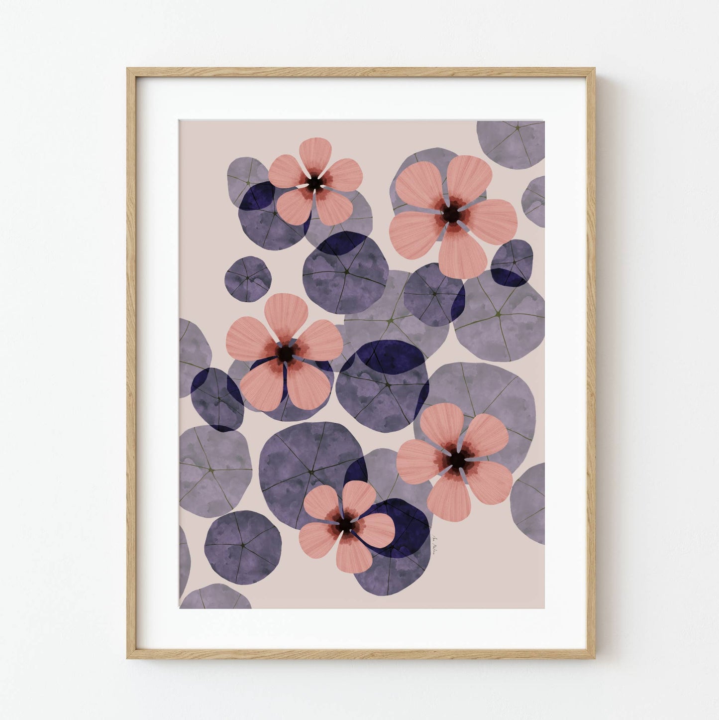 El buen limón -  "Water lilies" (version) Art print