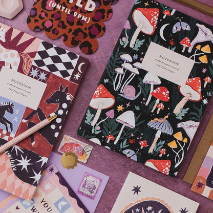 Sister Paper Co. - Mushrooms Notebook | Plain Page Journal | Notebooks