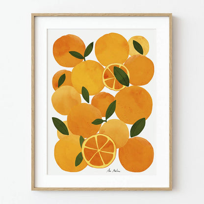 El buen limón - "Oranges" Art Print