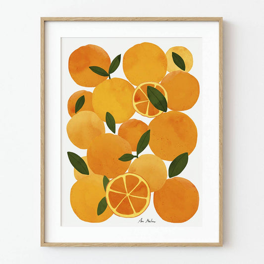 El buen limón - "Oranges" Art Print