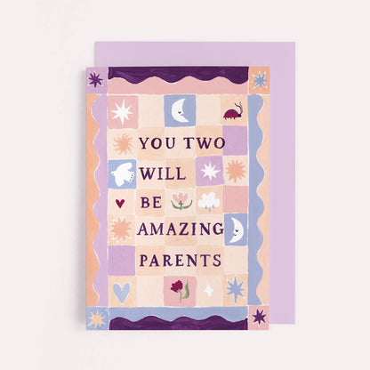 Sister Paper Co. - You'll Be Amazing Parents Card | New Parents Baby Cards