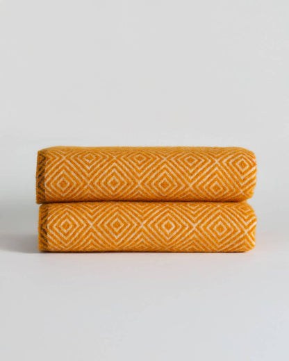 MoST - Wool Throw Blanket VENEZIA Yellow