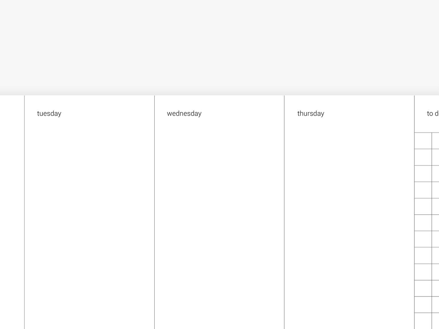 typealive - Weekly planner/Plain