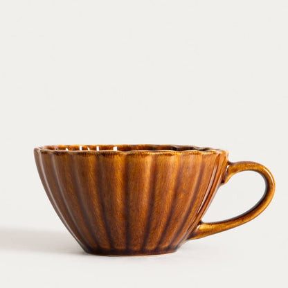 MELIDA | cup-shaped mug | amber | 0.3 l