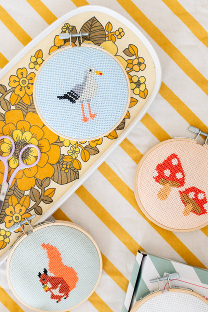 Cotton Clara Craft Kits & Supplies - Seagull Cross Stitch Kit