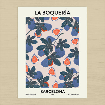 El buen limón - Fruit market Barcelona Art print