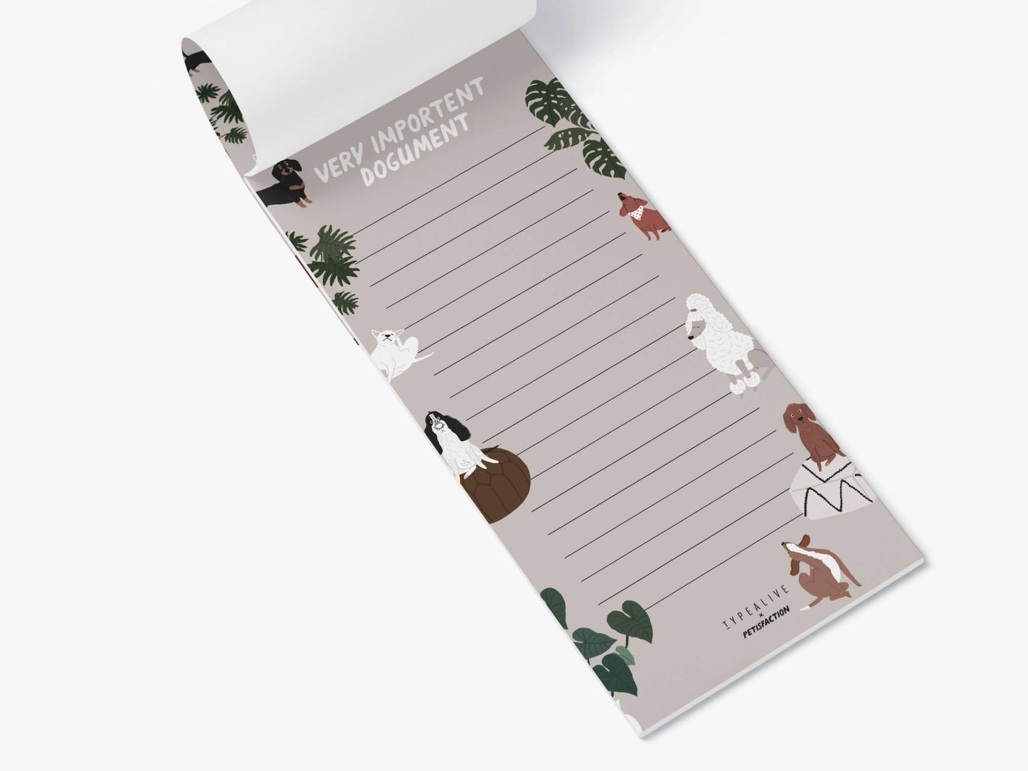 typealive - Notepad “small”/Petisfaction “Dogs”
