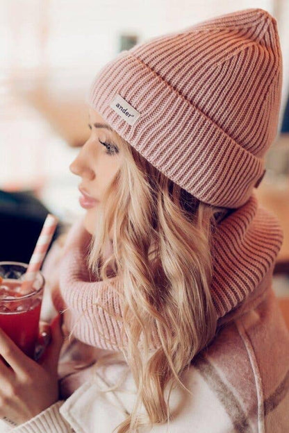 Ander - Unisex Wool Blend Hat & Snood Set – SESIL | White