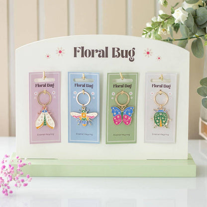 Something Different - Floral Bug Keyrings