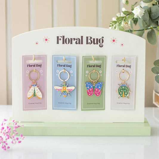 Something Different - Floral Bug Keyrings