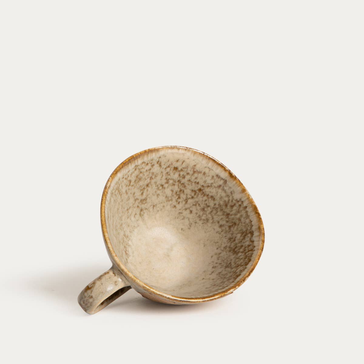 Mug | DAREL | short, beige | 0.25 l
