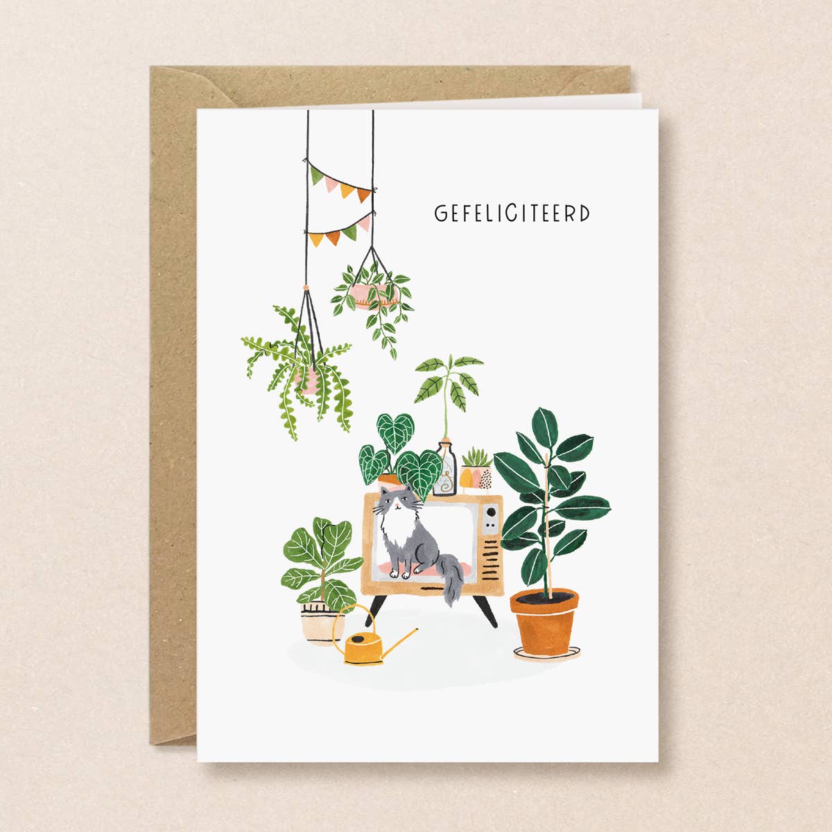 Studio Kuukeluus - Plants Happy Birthday Card