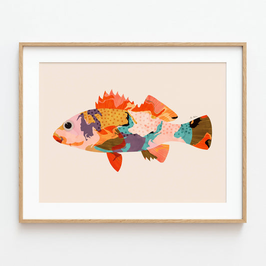 El buen limón -  "Colorful fish II" art print