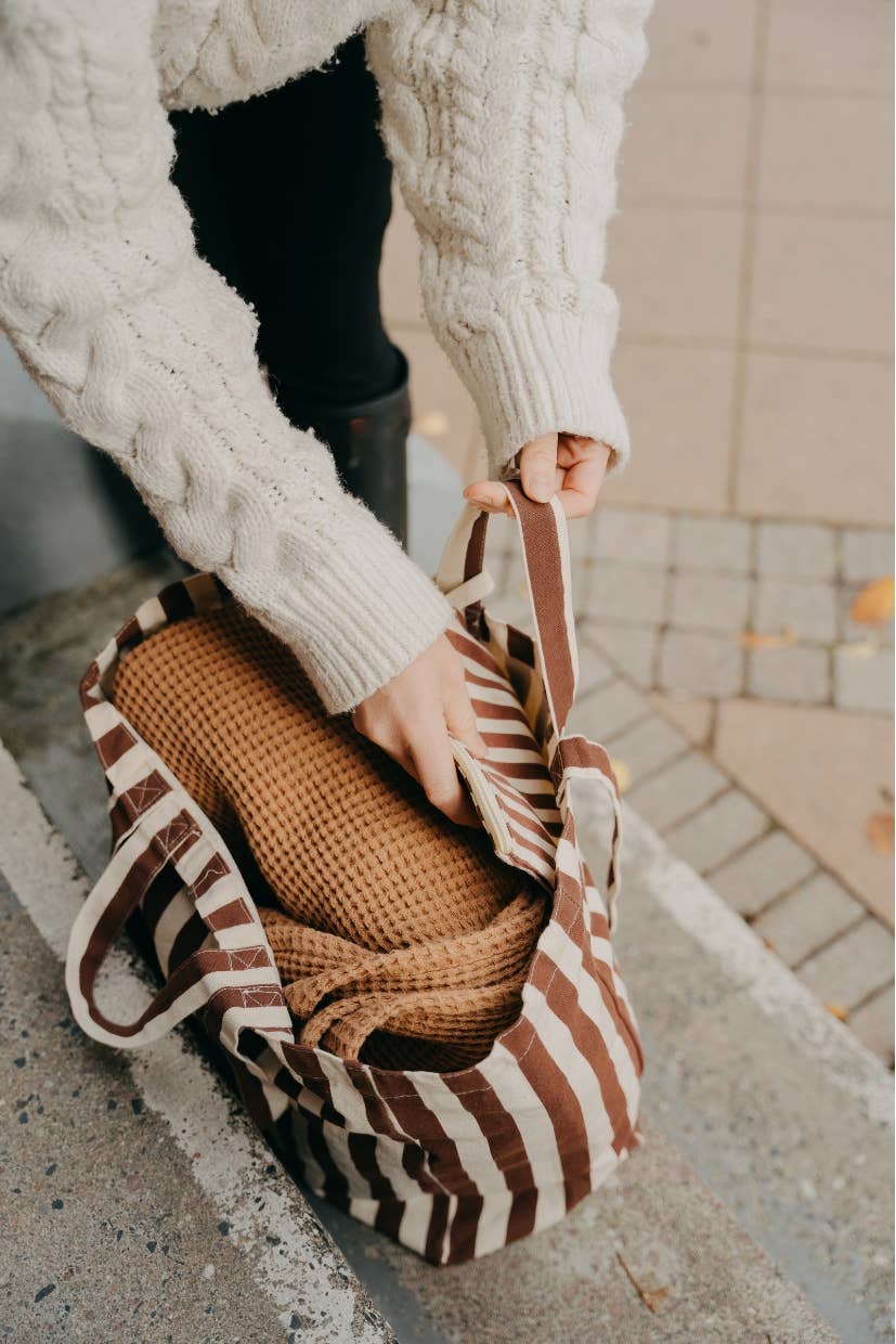 OMOM - Striped tote bag Original - several colors