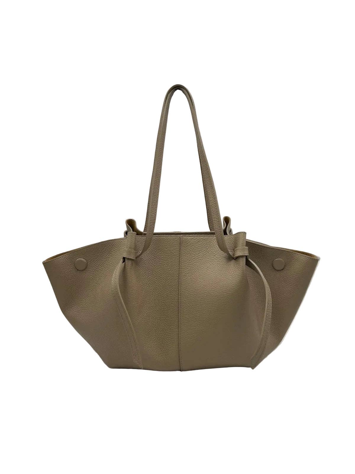 Suie Valentini srl - Genuine Leather Shopping Bag, Made in Italy, art. 112615New