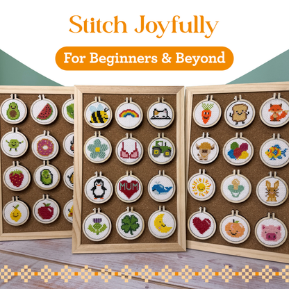Mini Matchbox Kits - It's Gin O'Clock! Mini Matchbox Cross Stitch Kit
