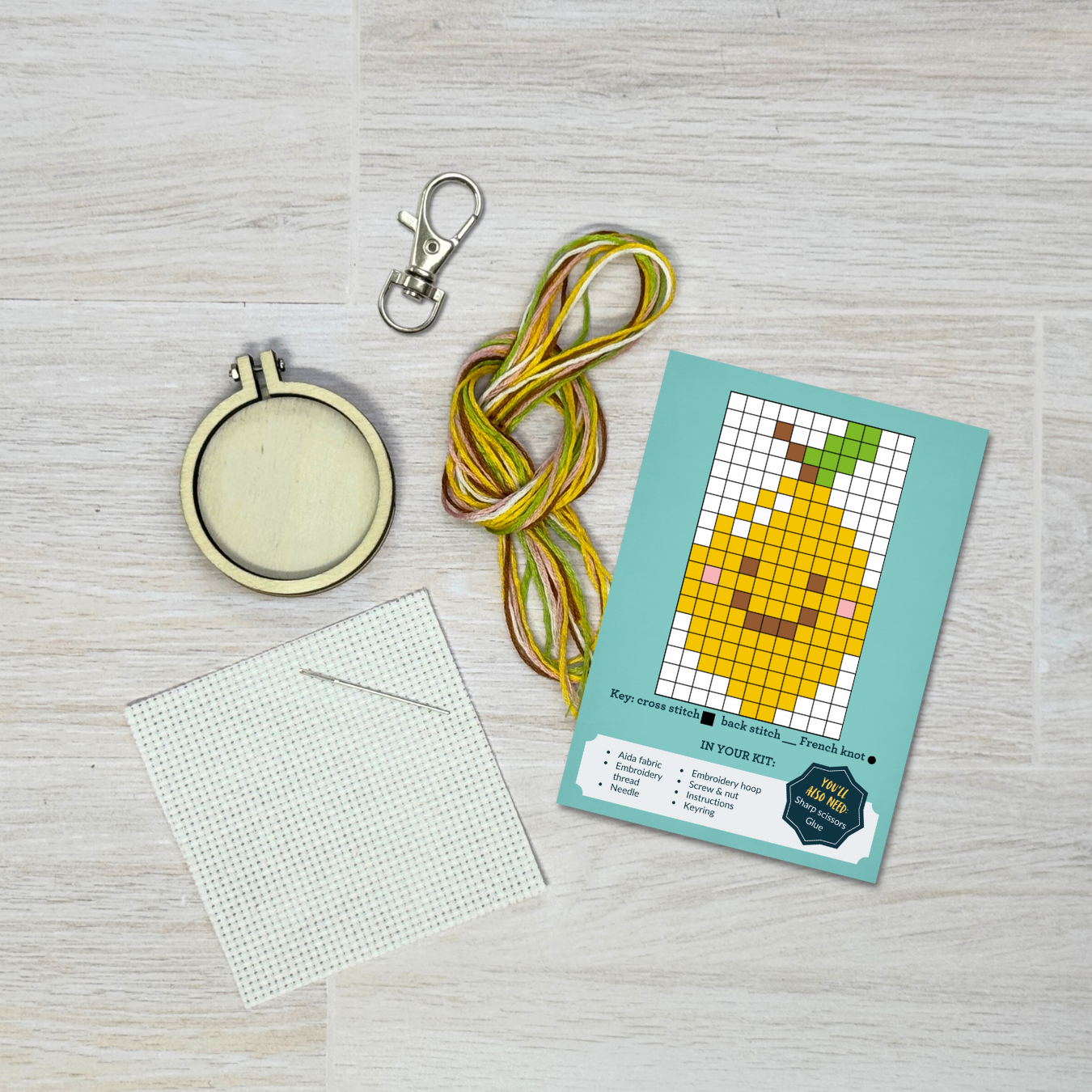 Mini Matchbox Kits - You're My Zest Friend Mini Matchbox Cross Stitch Kit
