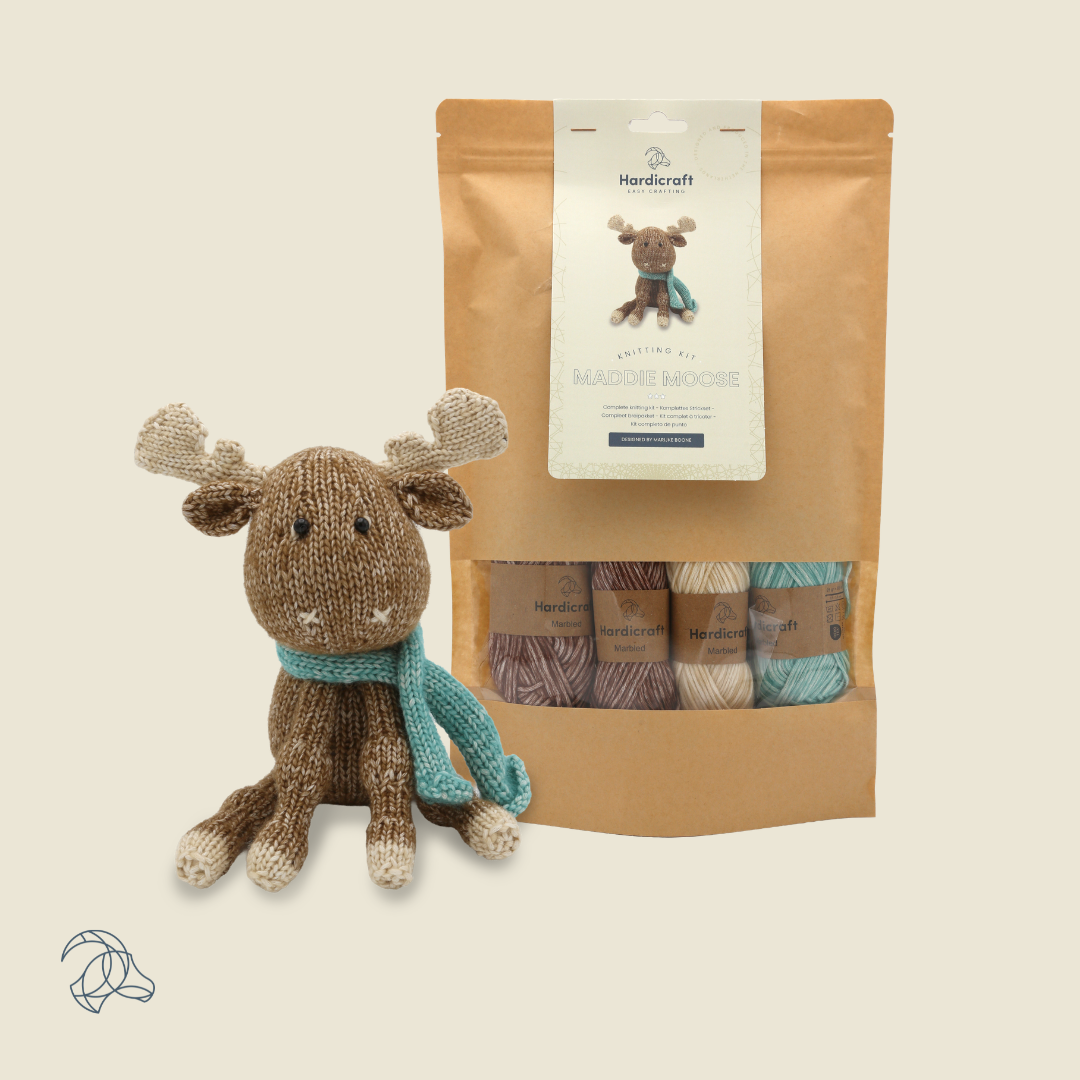 Hardicraft - DIY Knitting Kit - Maddie Moose