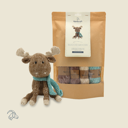 Hardicraft - DIY Knitting Kit - Maddie Moose