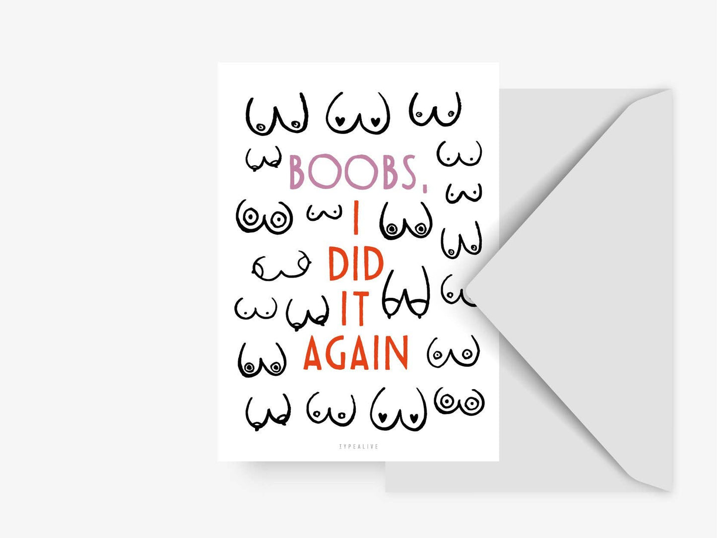 typealive - Postcard/Boobs w/ Envelope