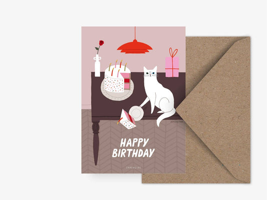 typealive - Postcard/Petisfaction “Cats” Happy Birthday