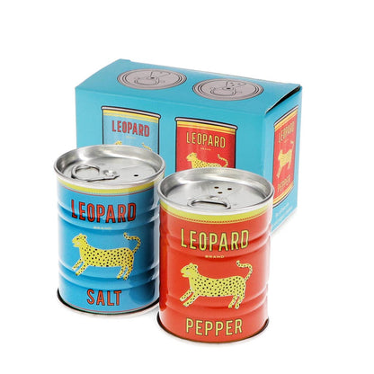 Rex Europe - Tin salt and pepper shakers - Leopard