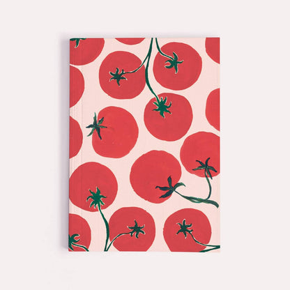 Sister Paper Co. - Tomato Pocket Notebook | Plain Page Mini Journal | Notebooks