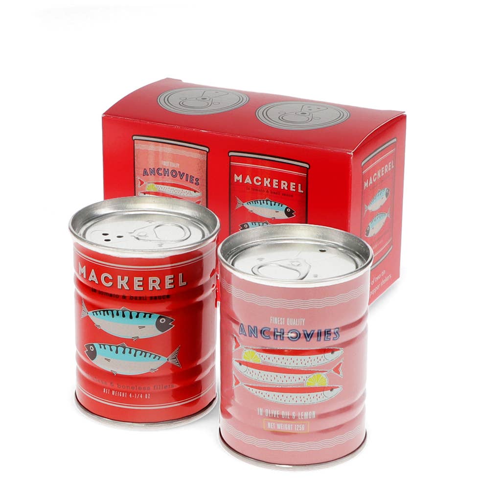 Rex Europe - Tin salt and pepper shakers - Fish