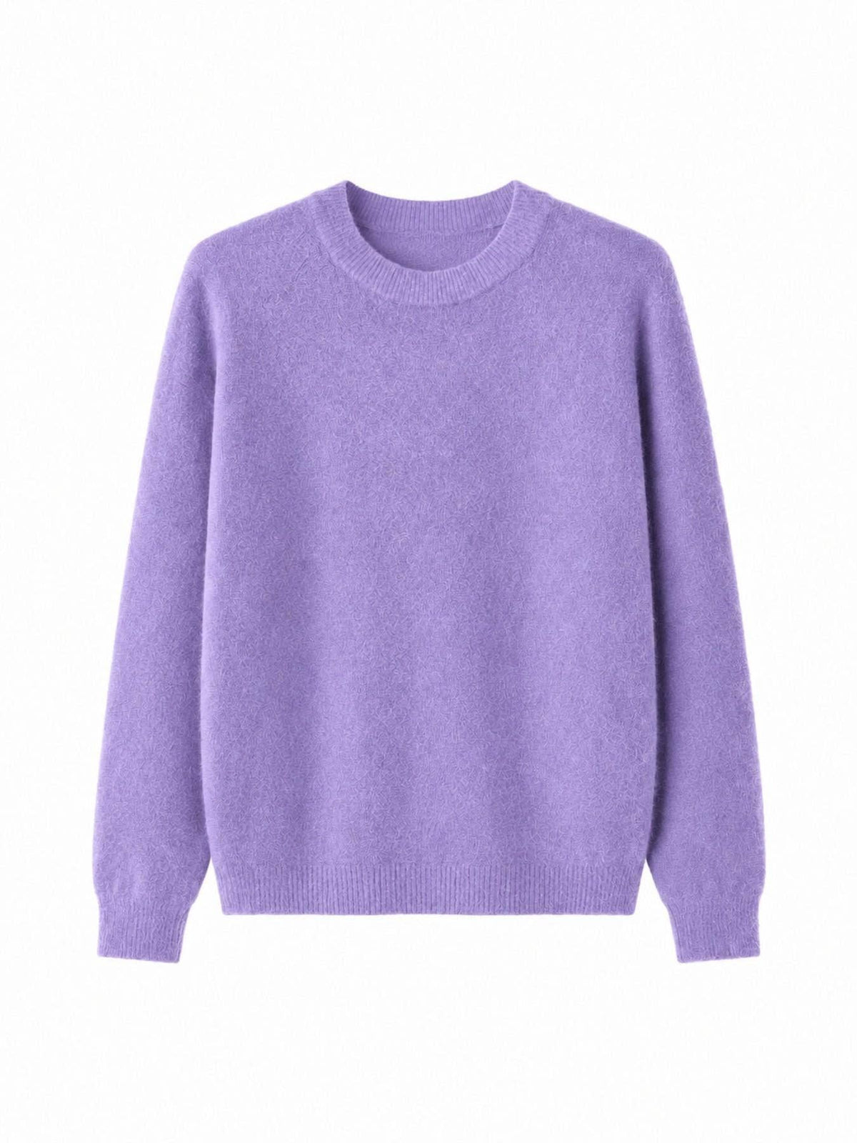 URBAN REVERSE ITALY - Loose Long-Sleeve Top with Crew Neck | Casual Style